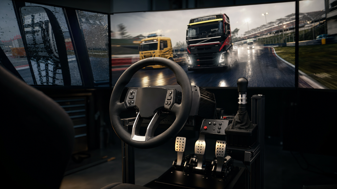 Thrustmaster SimTask Truck-40 wheel add-on launches in October