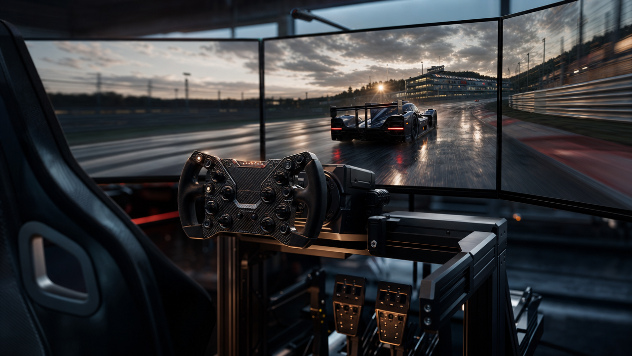 CONSPIT 290 GP wheel adapted for real NXT MK1 EVO prototype