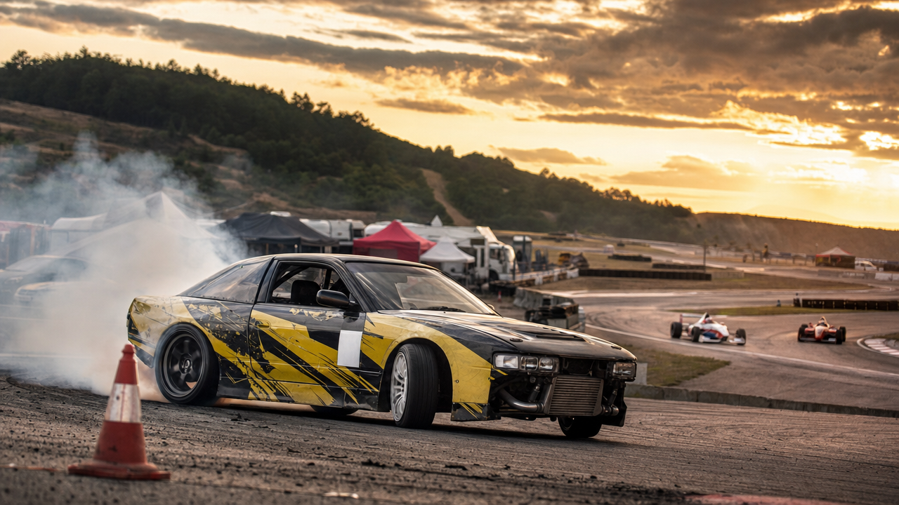 Red Bull Drift Masters finale in Warsaw adds F1 cars and Mad Mike