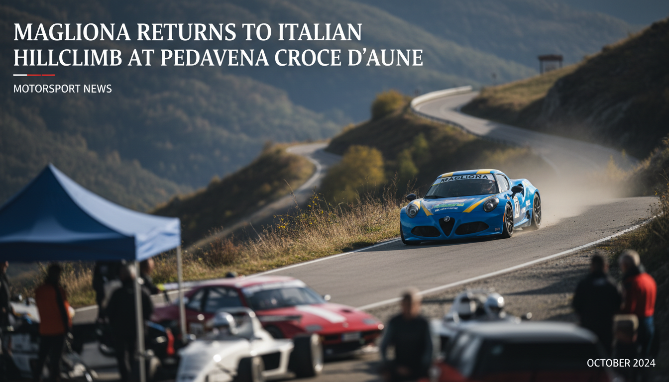 Magliona returns to Italian hillclimb at Pedavena Croce d'Aune