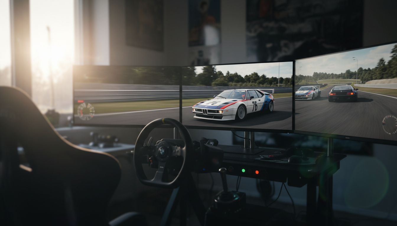 Rennsport adds classic BMW M1 Procar in Kings of the Ring DLC