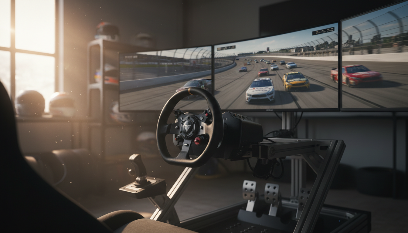 NASCAR 26 wheel setup guide for popular sim racing hardware